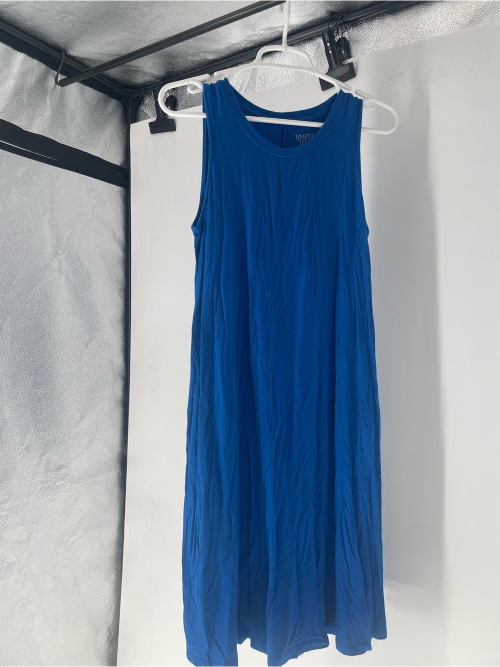 Women’s size medium Time and Tru Sleeveless A-Line Dress with pockets